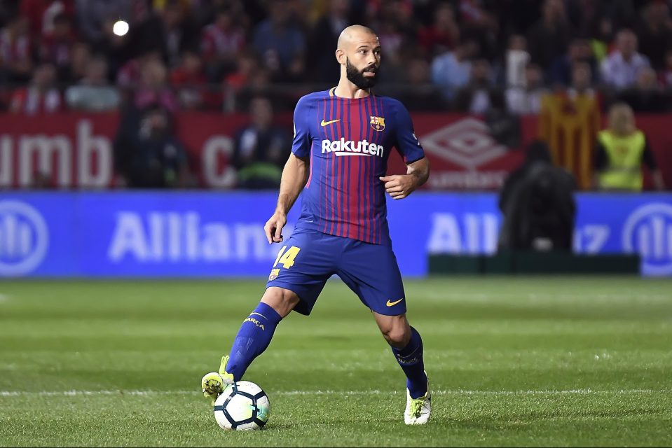  Barcelona are searching for Javier Mascherano's replacement