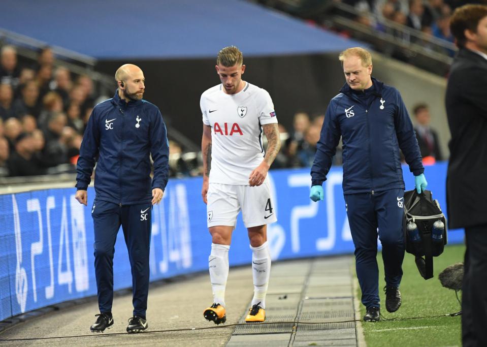  In Toby Alderweireld's absence, Tottenham have dropped to seventh in the Premier League