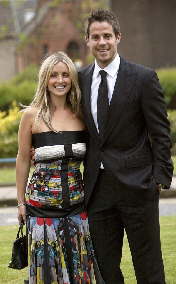  The couple were one of showbiz's longest-serving couples, pictured here in 2005