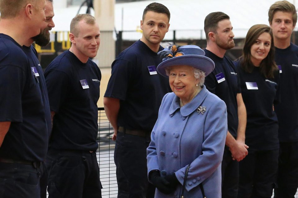 The Queen visits a wind turbine blade factory on a visit to Hull in November