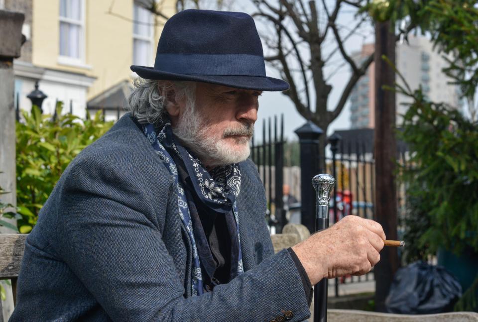 Patrick Bergin is joining Walford from Hollywood 