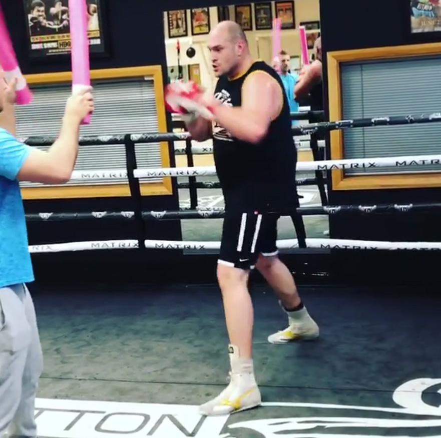 Ricky Hatton insists Tyson Fury is on track to full fitness