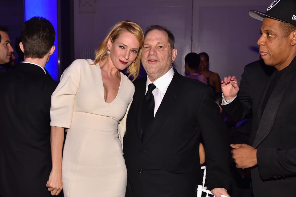  Uma has spoken out against media mogul Harvey Weinstein following sexual assault allegations