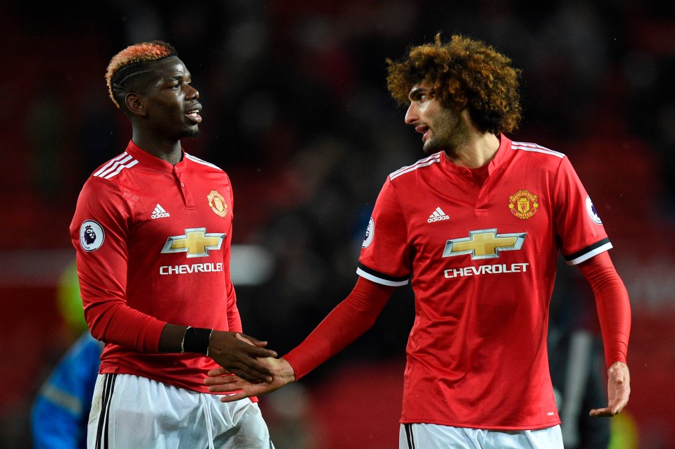 Marouane Fellaini could be tasked with filling Paul Pogba's boots on Sunday