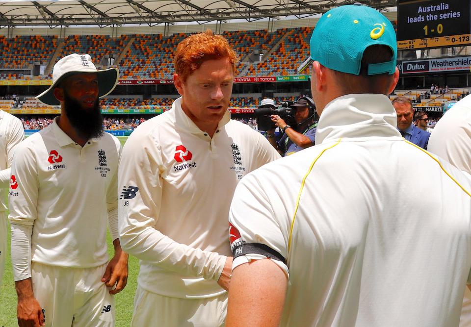 Jonny Bairstow was the focus of sledging during the First Test defeat