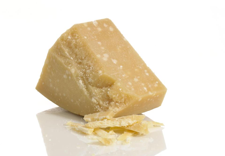  Hard cheeses like Parmesan have a shelf life of up to six weeks