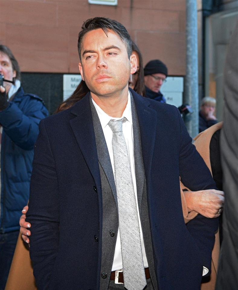  Bruno Langley was spared prison for indecently assaulting two women, but received a 12-month community order