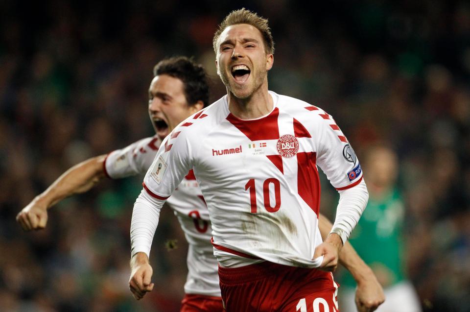  The playmaker was inspirational in Denmark's recent World Cup play-off victory