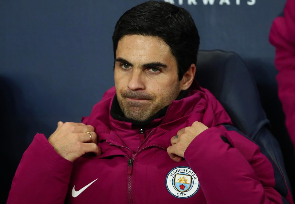  Mikel Arteta was reportedly left with blood pouring down his face