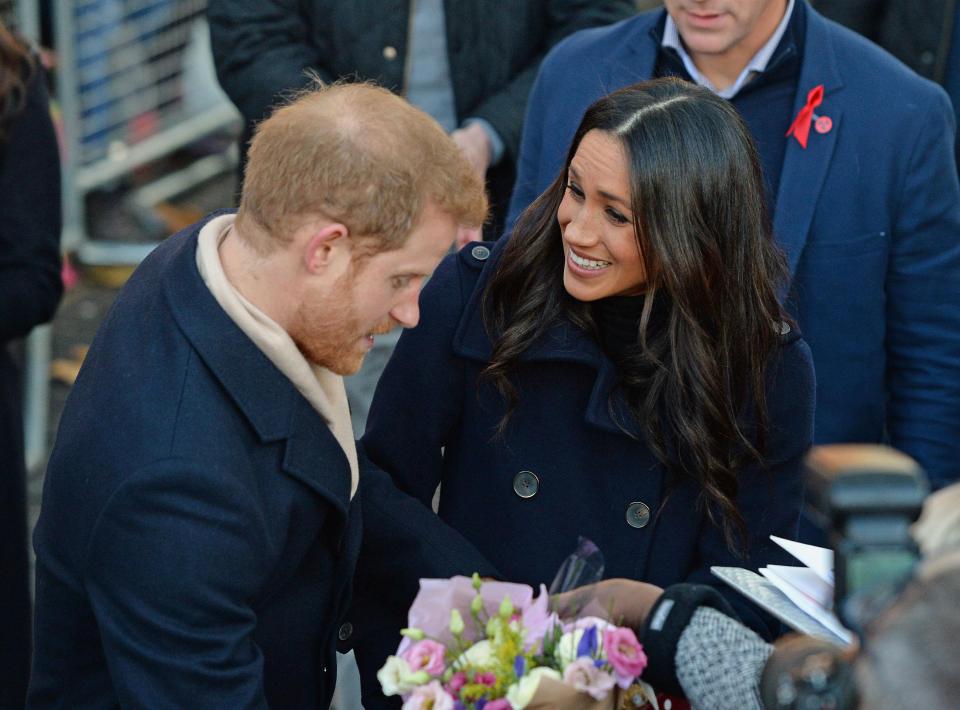  Meghan was recently pictured carrying out her first official public engagement as a royal-to-be