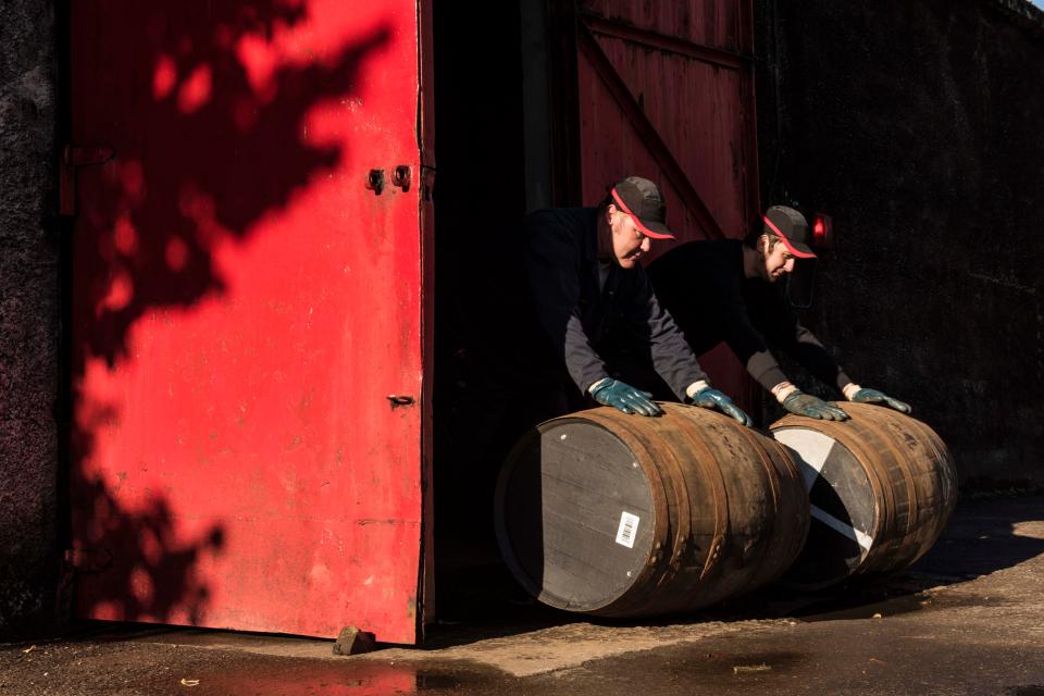  Scotland’s biggest single-malt distillery, which at its peak produces 12.5million litres of whisky a year