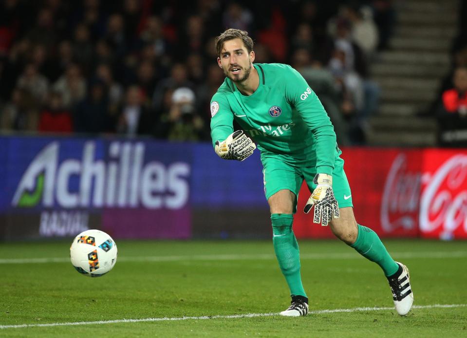  Kevin Trapp could be set for a stunning move to Crystal Palace