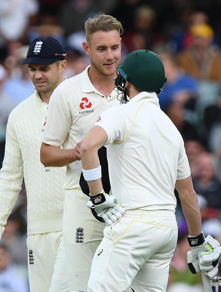 Stuart Broad got into Steve Smith on the first day of the Second Test