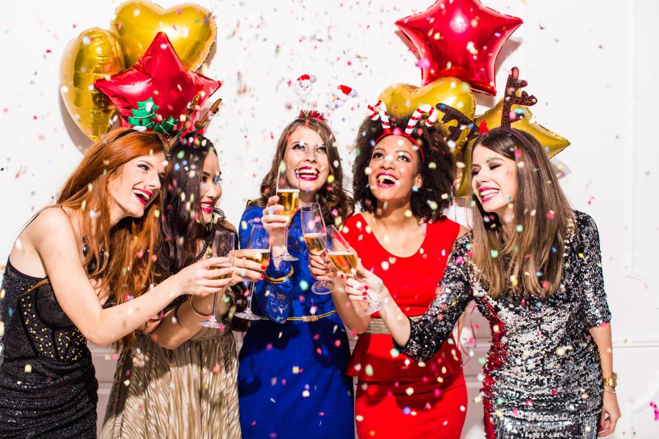 Research shows women spend ten hours trying to find the perfect festive outfit