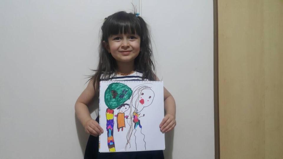  Nazanin Zaghari-Ratcliffe's little girl drew a picture for her and asked to see her mum again for Christmas