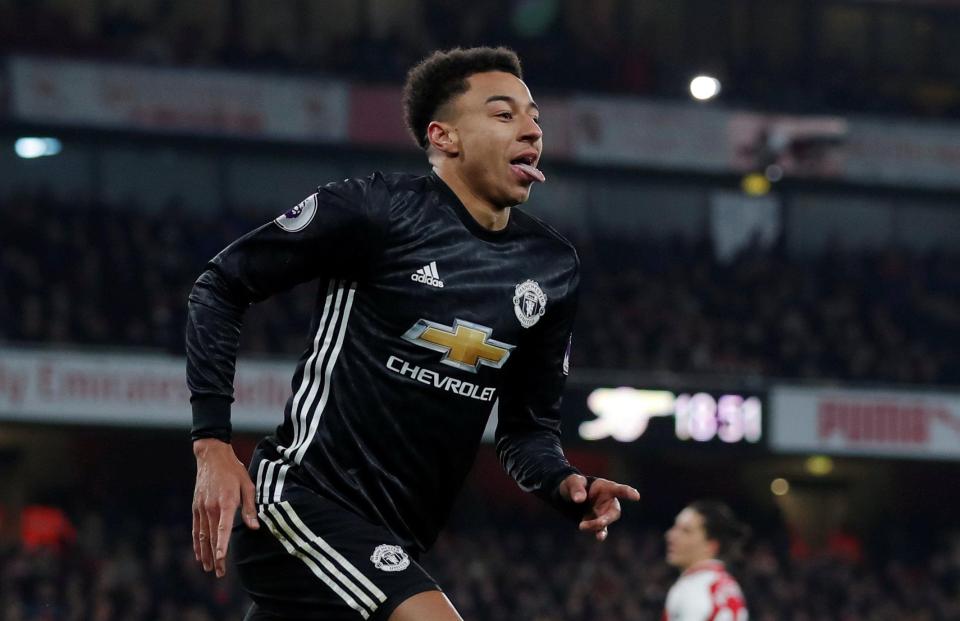 Jesse Lingard scored twice to secure the three points for United