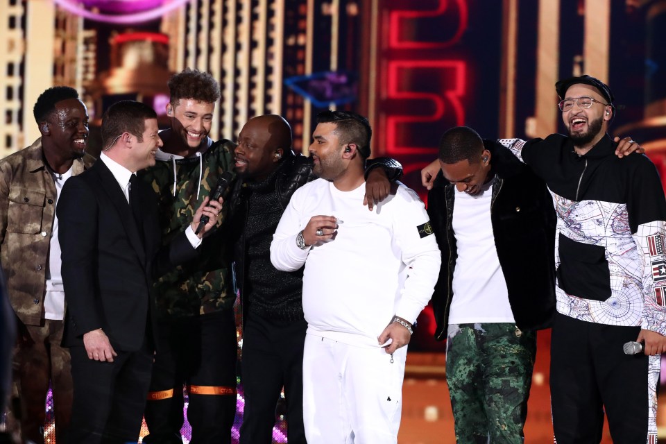 Naughty Boy collaborated with X Factor winners Rak-Su on their winning single