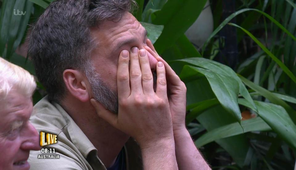  Iain was devastated that no one was leaving the jungle on Saturday night