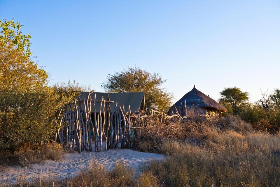 The camp gave the couple the perfect spot for a romantic getaway