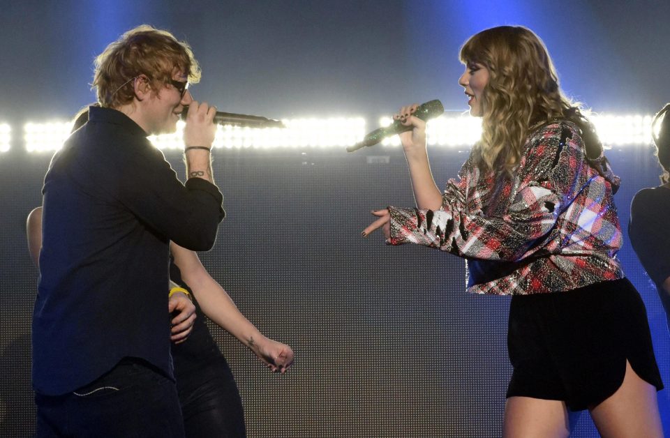  The singer performed a flirty rendition of End Game with Ed Sheeran