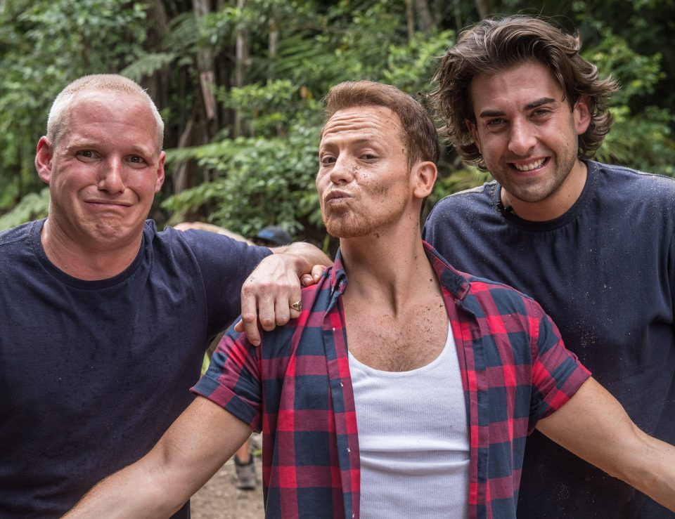  Joe Swash seemed pleased that he didnt have to do this trial