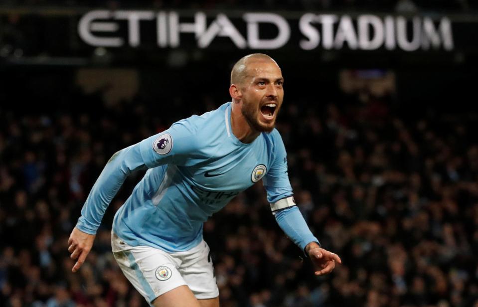  Manchester City star David Silva is a major doubt to face Manchester United next Sunday