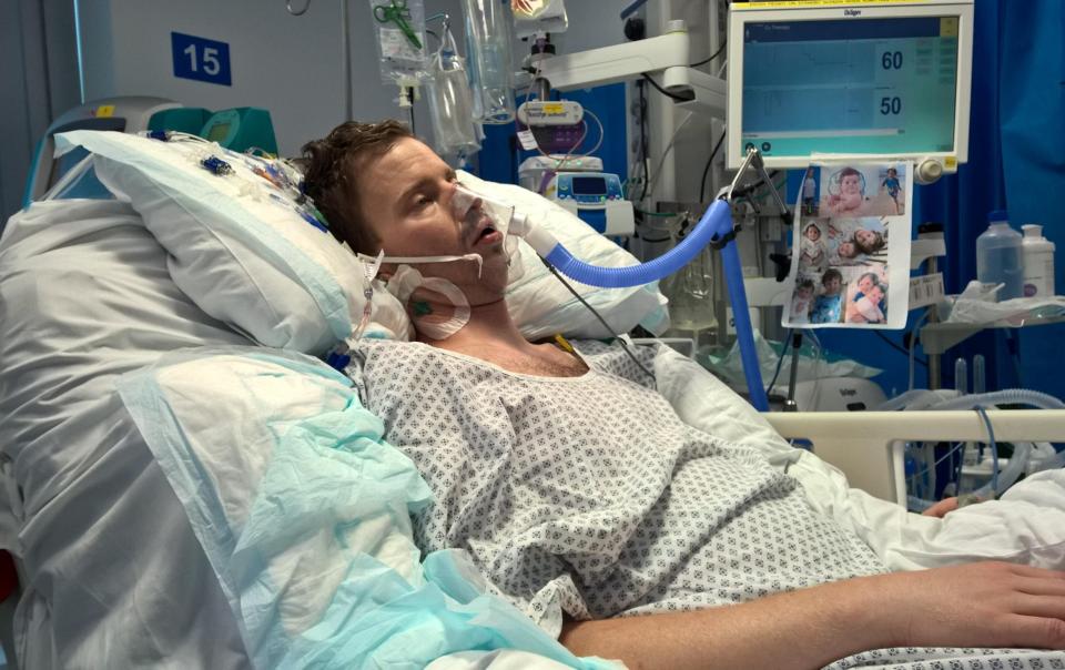 Matt Cooper was left fighting for his life after thinking he was suffering flu