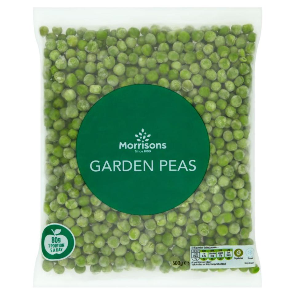  These peas are a bargain at less than a pound