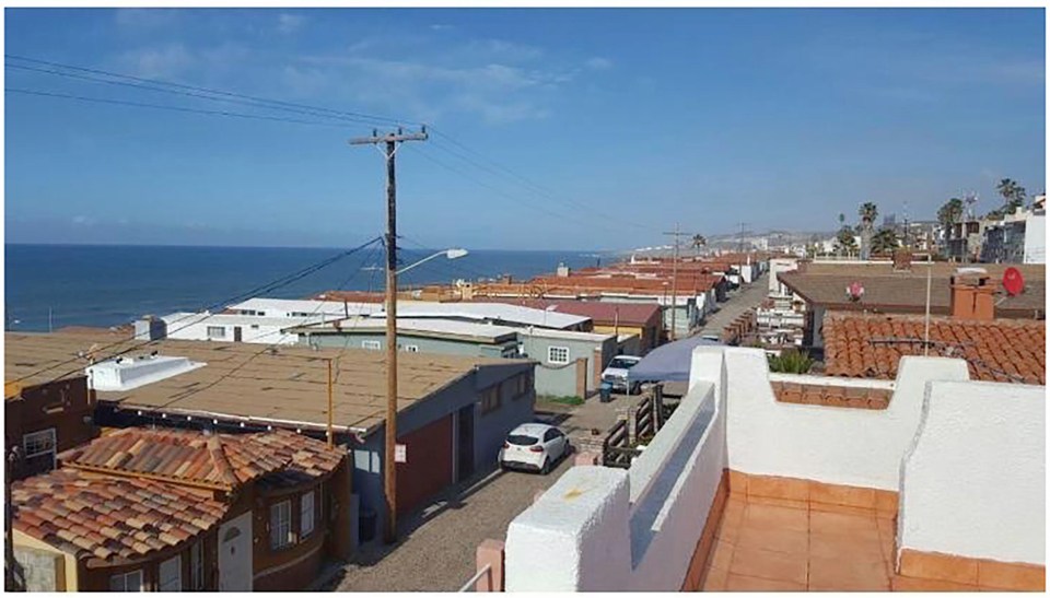 The street where Meghan’s dad lives in Mexico after moving there some years ago