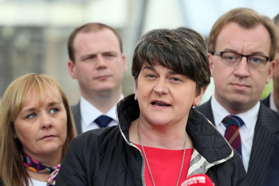  The DUP are propping up the PM's minority government