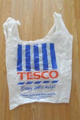  Several adverts have popped up on the auction site offering "vintage" carrier bags