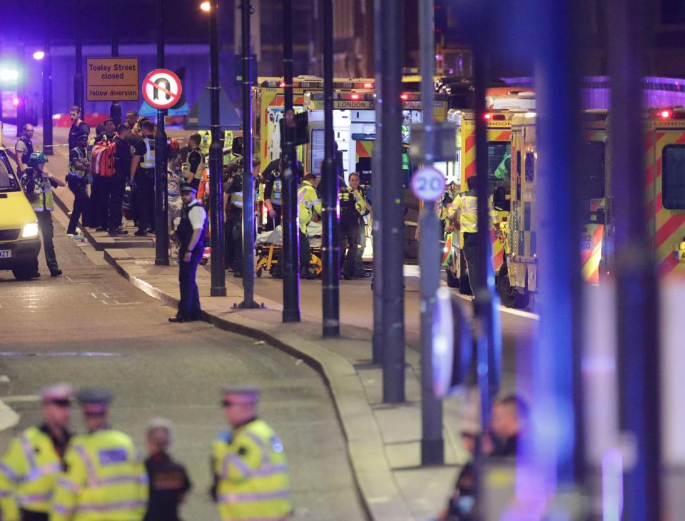  Nine people died in a lorry and knife attack at London Bridge