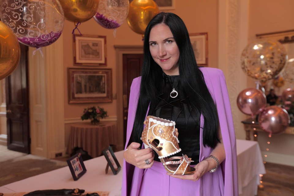 Artisan cake maker Debbie Wingham has created a pair of £11.5m heels for one of her wealthy clients