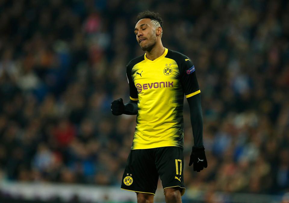  Aubameyang is believed to be unhappy in Germany