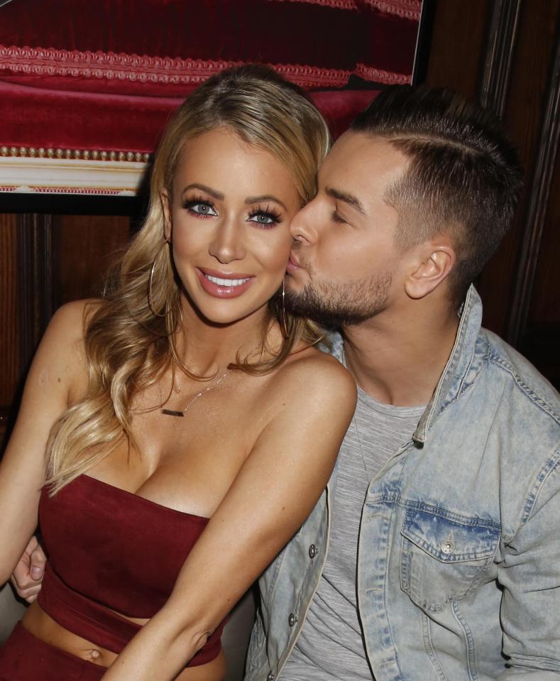  Just hours before the star was seen out with girlfriend Olivia Attwood