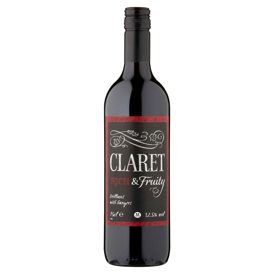  The bottle of claret was awarded the same prize that was given to a £25 bottle by a merchant who supplies the royal family