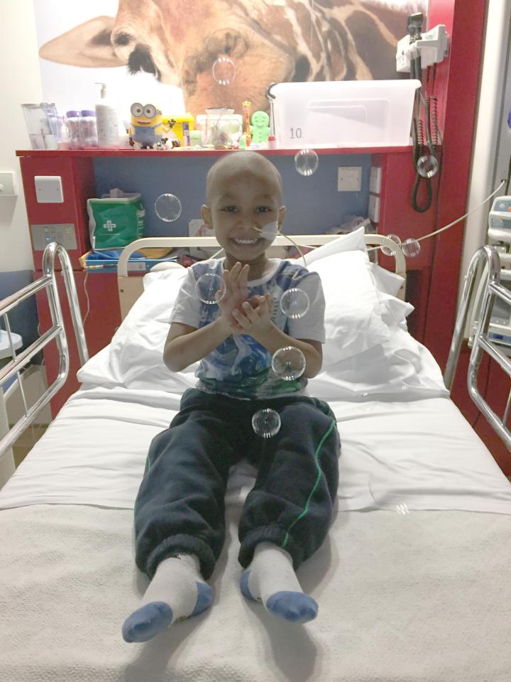  Zaydan Springer, 4, will most likely spend Christmas in intensive care as he continues his battle with cancer