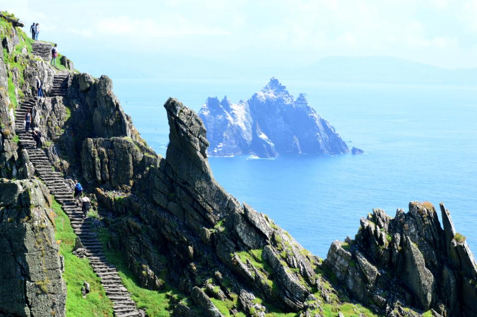  Visit the picturesque cliffs of Ireland for a taste of Star Wars