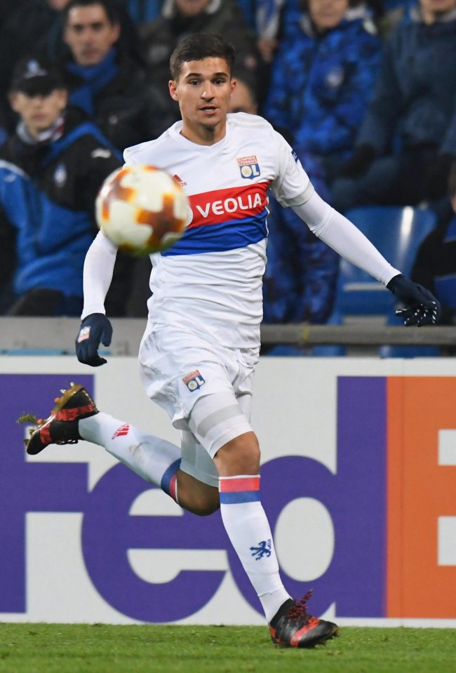 Midfielder Houssem Aouar is showing composure beyond his tender age of 19