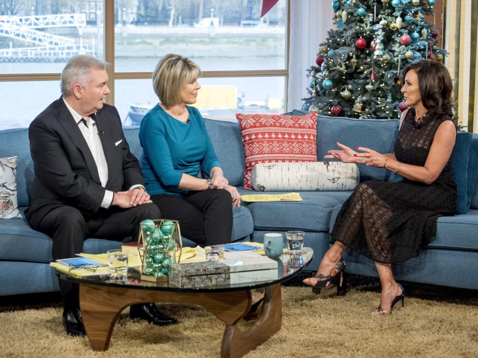  Shirley chatted to Ruth and Eamonn about the dancing show