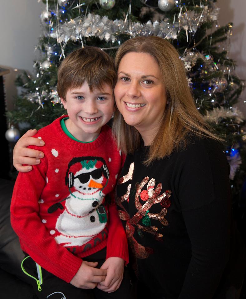 Alison, with son Daniel who was diagnosed with leukaemia aged 6