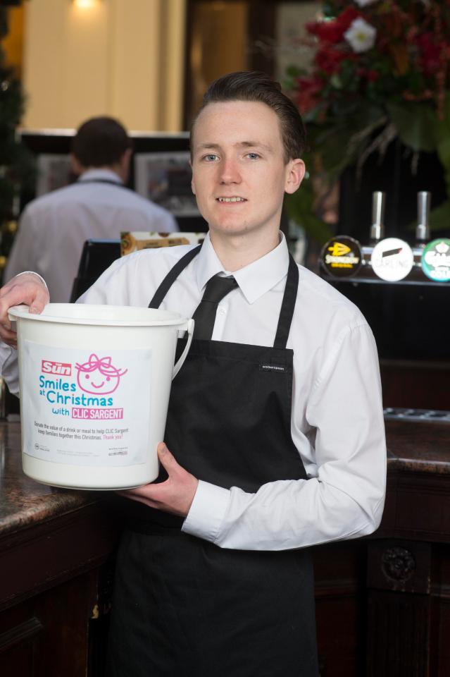  Barman Caillan Gallacher beat cancer after being diagnosed at 15