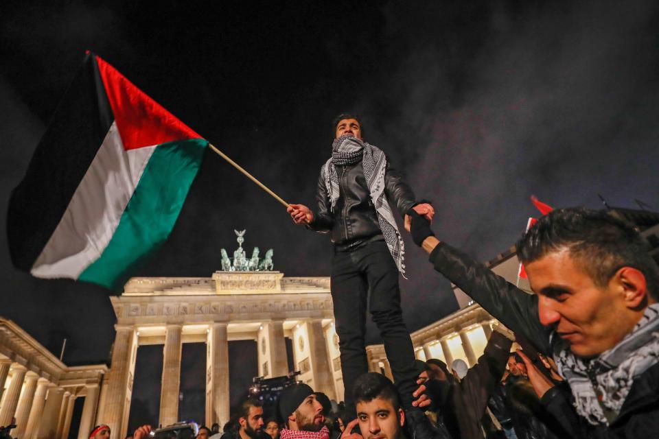  Demonstrations in Berlin, Germany continued the Day of Rage global protests