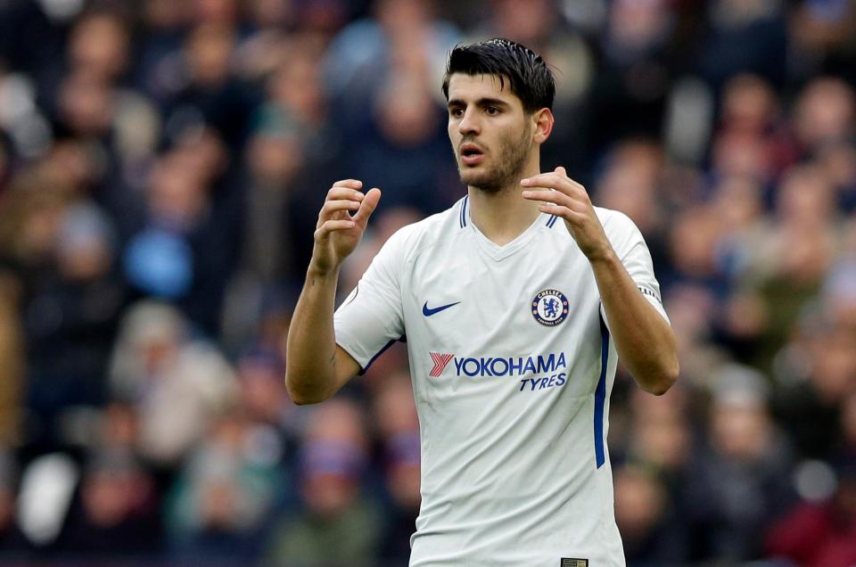 Chelsea striker Alvaro Morata