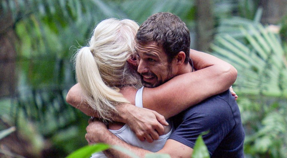  Jamie Lomas was reunited with his mum in the main camp