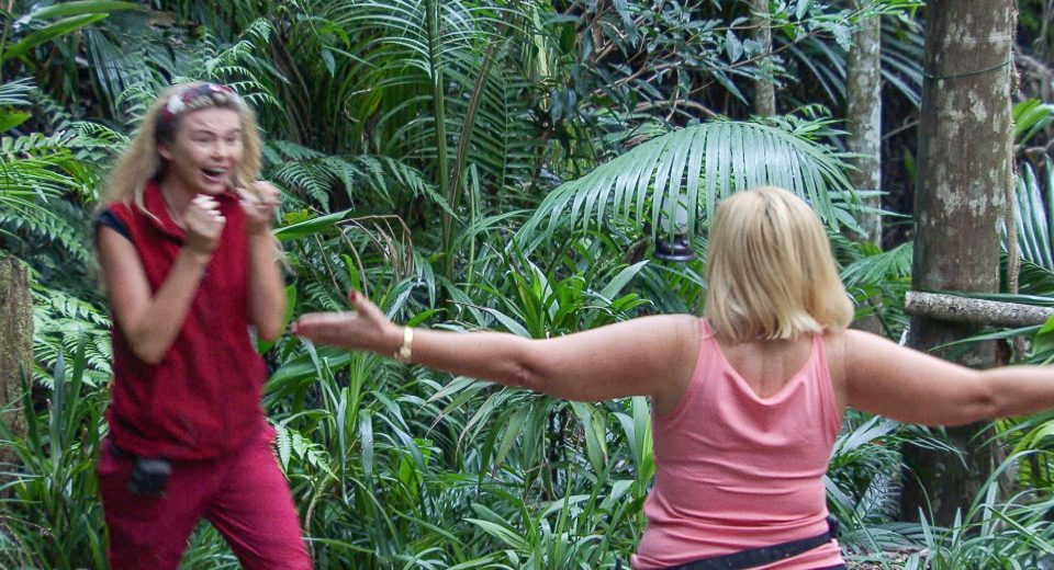  Georgia Toffolo couldn't believe it when she saw her mum in Croc Creek