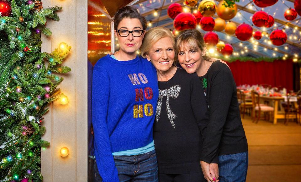 Mary Berry, Mel Geidroyc and Sue Perkins