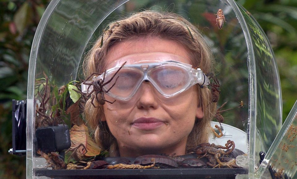  Georgia faced creepy crawlies during the show