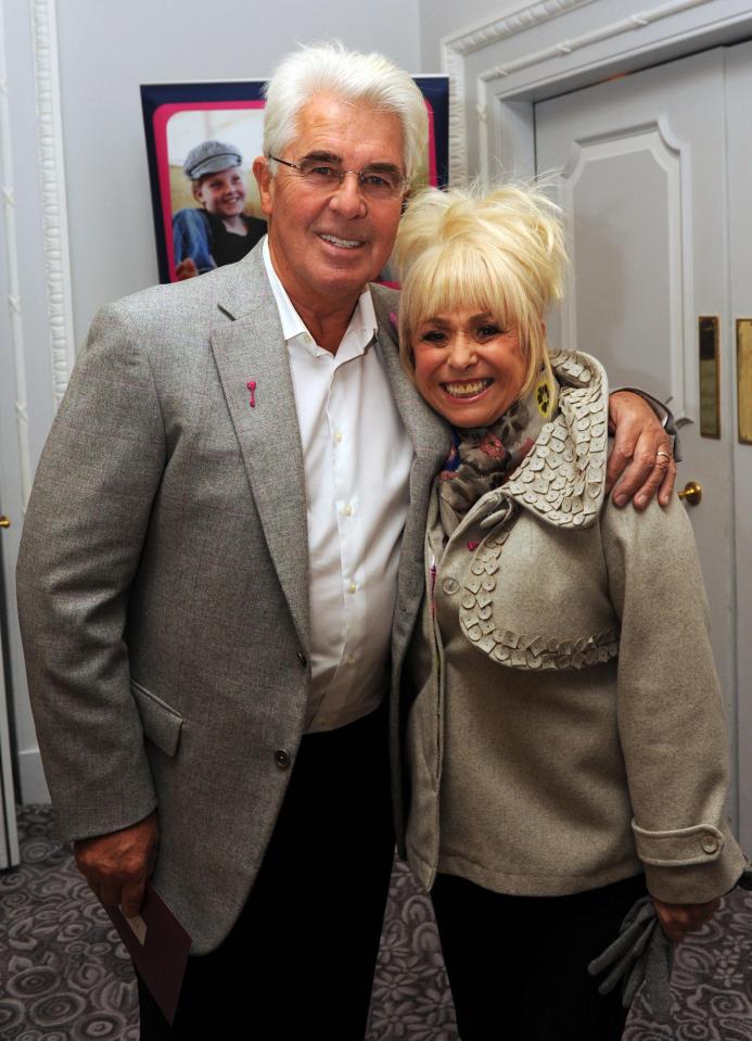  Clifford, pictured with Barbara Windsor, had a 40-year showbiz career