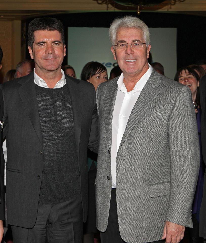  The publicist pictured with Simon Cowell